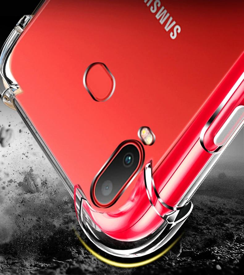 Противоударный силиконовый чехол из ТПУ для Samsung Galaxy S10 Plus S10e M20 M10 A6S A9S A7 2018 A750 J4 J6 |