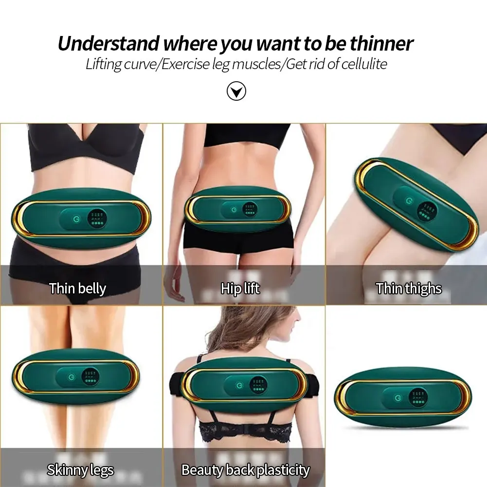Body Slimming Massager Eletric Muscle Stimulator Cellulite Massager for Body Back Losing Weight Belly Slimming Belt Fat Burning
