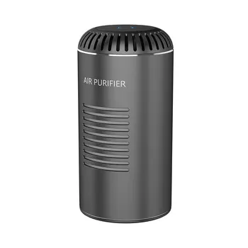 

Car Air Purifier HEPA Filter Fresher Portable Cleaning Negative Ions Modern Electric Wireless Charging purificador de aire ioniz