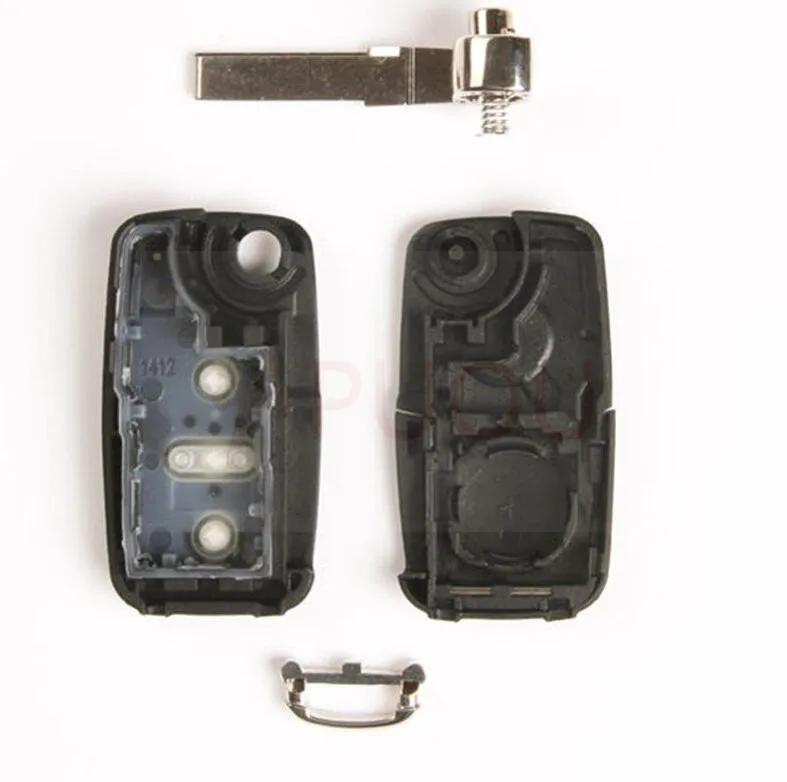 2 3 4 кнопки флип складной автомобиль дистанционного ключа оболочки для vw Volkswagen Golf Mk6 Tiguan Polo Passat CC SEAT Skoda Octavia пустой чехол