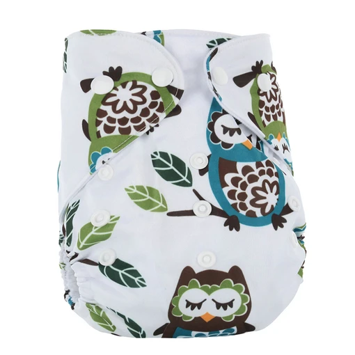 diaper cover 11 Мягкие дышащие детские Новорожденные многоразовые подгузники ткань с полиуретановыми нитями AIO Карманный моющийся подгузник крышка мультфильм животных дизайн подходит от 3 до 15 кг - Цвет: diaper cover 11