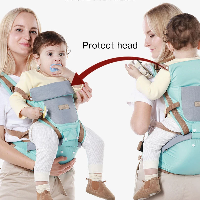 

Summer Breathable Multifunctional Baby Strap Holding Belt Baby Sitting on Bench Waist Bench Double Shoulder Carry 20kg