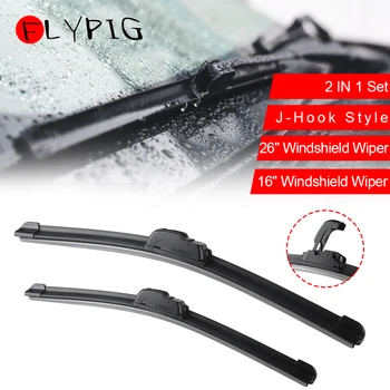 

(2PCS ) Car Windshield Wiper Blade For For Hyundai Solaris (2009-2015),16"+26", silicone wiper, Bracketless, Car Accessories