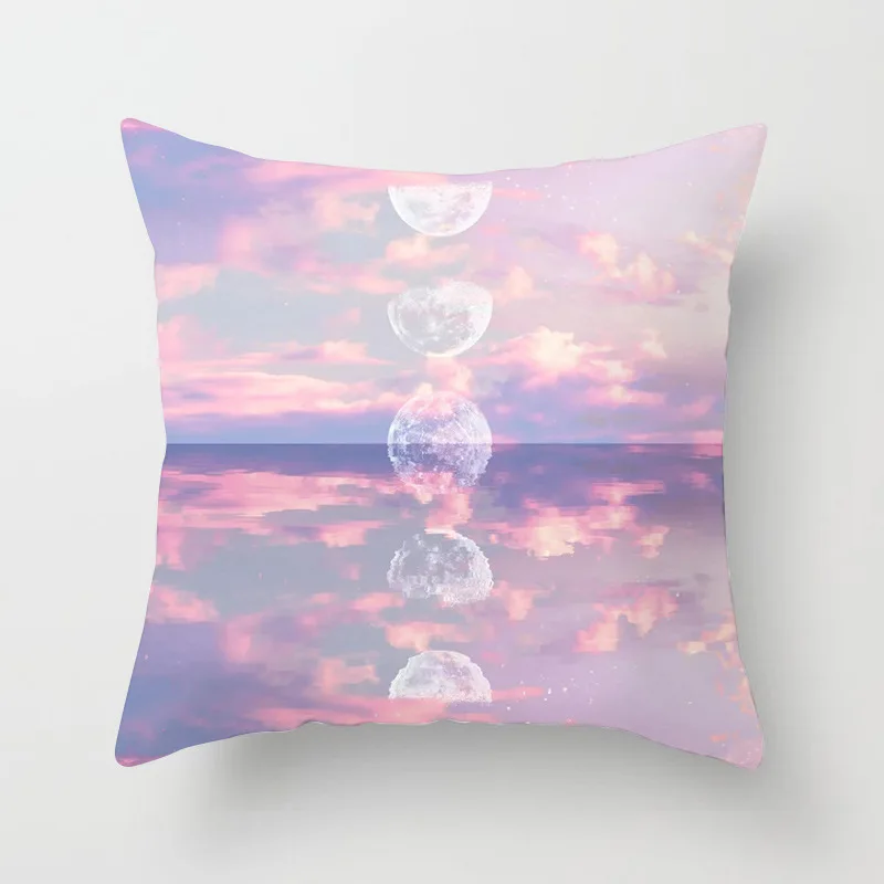Чехол для подушки серии Lychee Sky Cloud 45x45 см, полиэстеровый чехол для подушки из персиковой кожи для спальни, дома, офиса