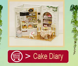 CUTEBEE DIY Кукольный дом Миниатюрный Кукольный домик с деревянная мебель для дома игрушки для детей подарок на день рождения поделки ручной работы H03