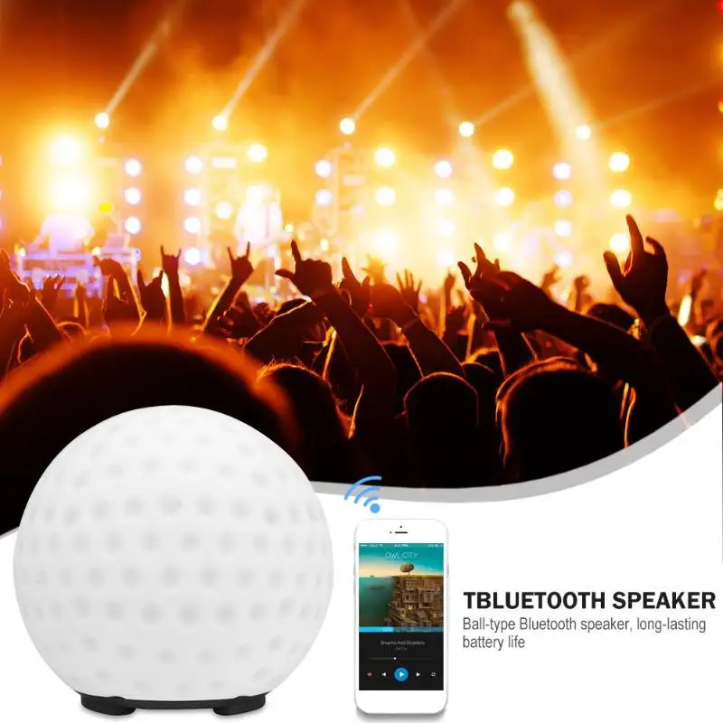 Сферический тип динамик с беспроводной Bluetooth 4,2 ручной свободный маленький рост большой шум ворота низкой частоты толстые басы стерео звук