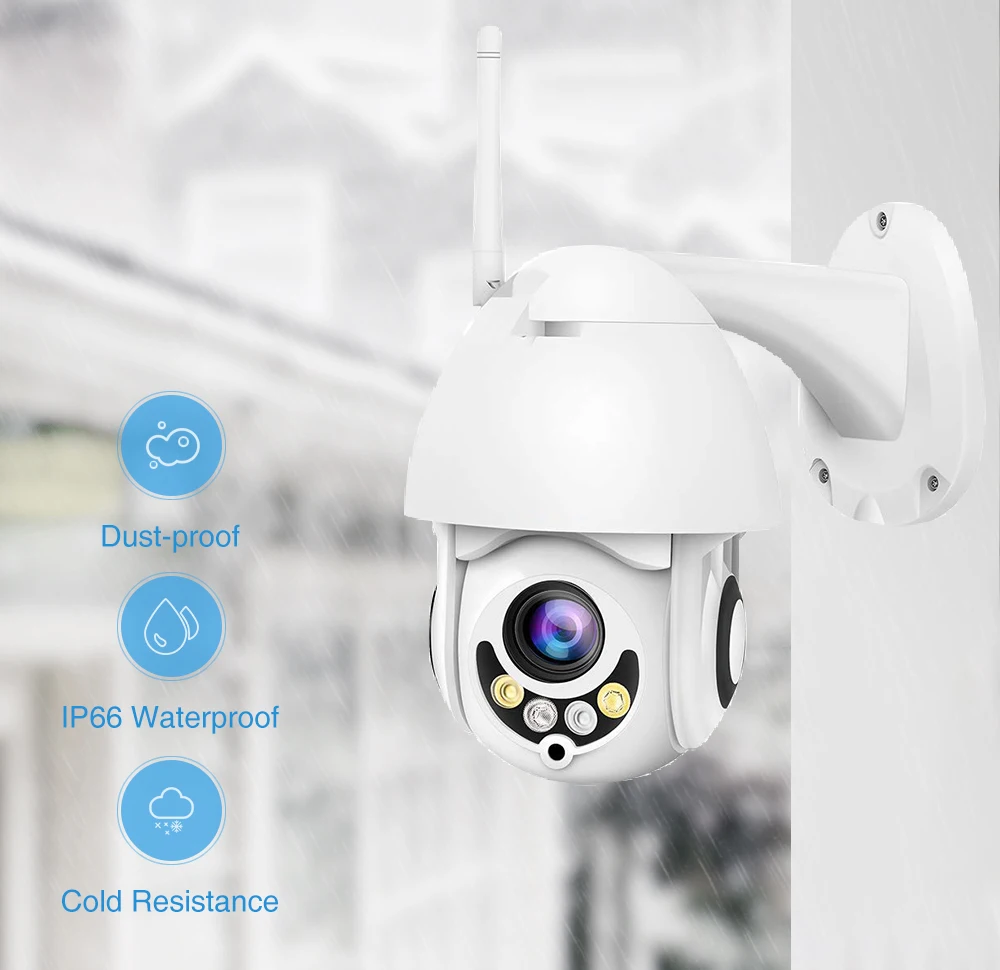 5MP 5X зум Wifi IP купольная камера наружная камера наблюдения с датчиком PTZ Беспроводная IR Cut 1080P Аудио Видео Сеть CCTV камера наблюдения Безопасность супер мини
