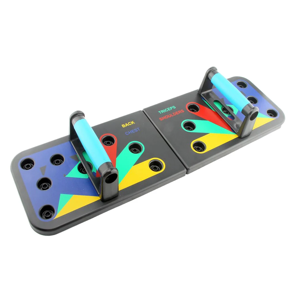 9 in 1 Push Up Board Push-up Stands Collapsible Strength Training Equip for Gym Body Building Training System Home Equipment