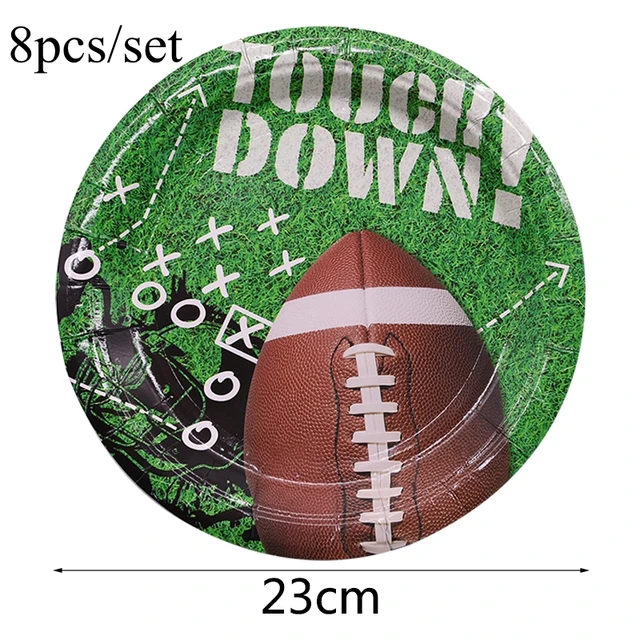 Ballon De Rugby Pour Fete De Football Americain Decoration De Gateau Banniere De Joyeux Anniversaire Fete D Anniversaire Pour Enfants Aliexpress