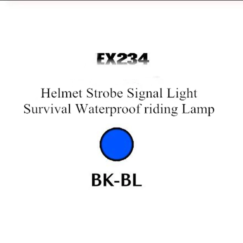 BK-BL SEIGNEER тактика страйкбол руля сигнальный светодиод страйкбол сигнал Licht Sicherheit Lampe выживания водонепроницаемый для езды Лампа Волшебная лента - Цвет: BK-BL