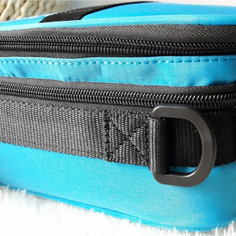 42 Bottles Essential Oil Carrying Case Make Up Storage Bag Double Zipper Cosmetic Bag