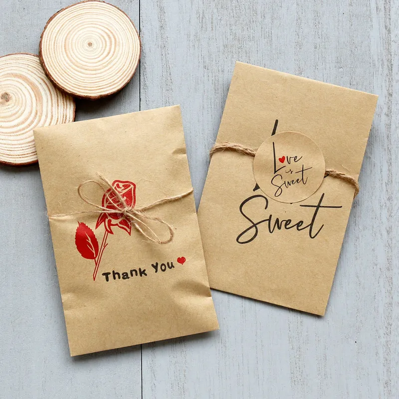 small kraft paper bolsa