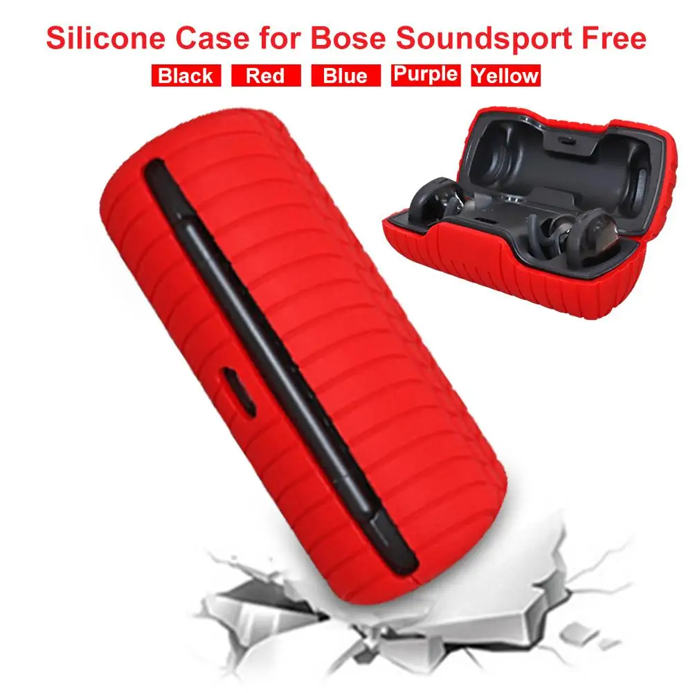 Силиконовые наушники коробка для хранения защитный чехол Крышка для BOSE SoundSport Беспроводная гарнитура протектор наушники сумка для переноски