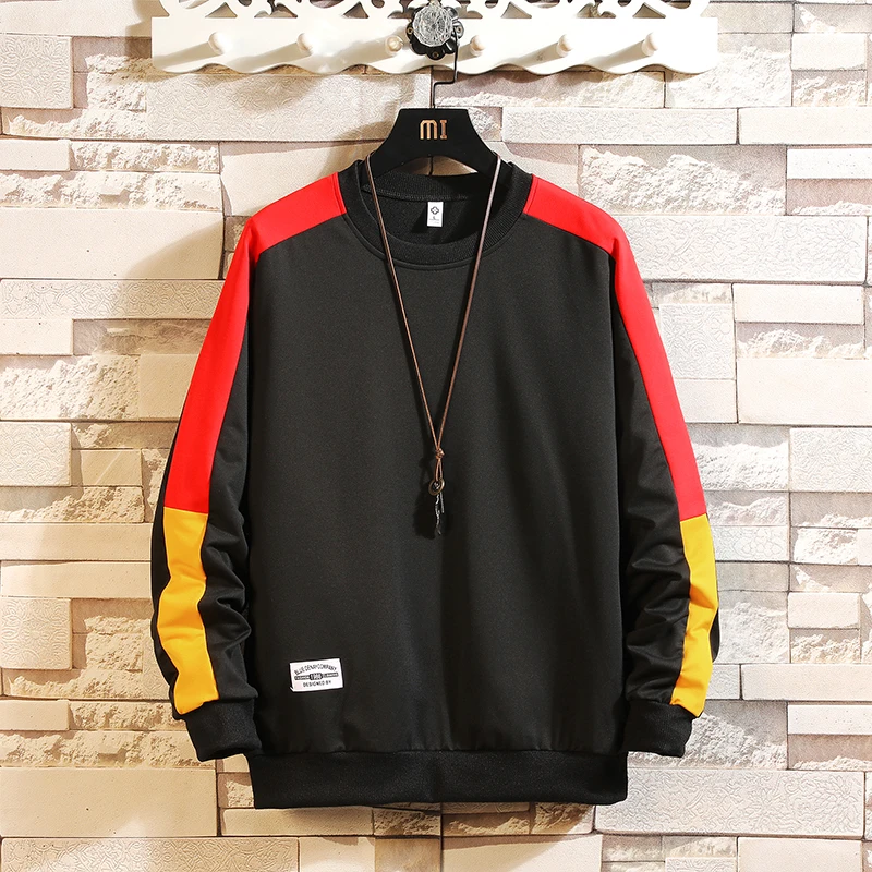 Autumn Spring 2020 Hoodie Sweatshirt Mens Black White Hip Hop Punk Pullover Streetwear Casual Fashion Clothes Plus OVERSize 5XL Autumn Spring 2020 Hoodie Sweatshirt Mens Black White Hip Hop Punk Pullover Streetwear Casual Fashion Clothes Plus OVERSize 5XL