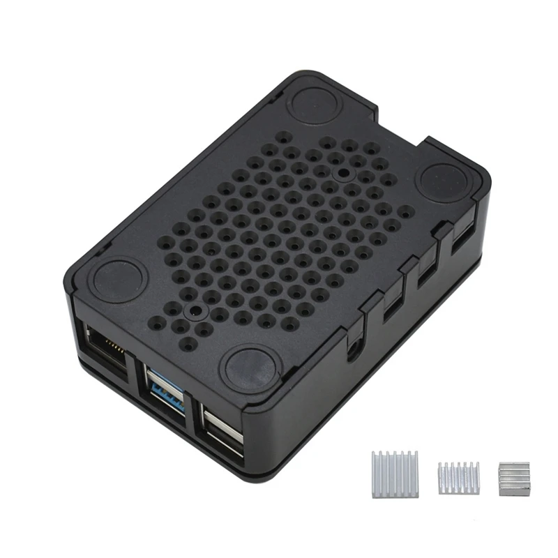 Для Raspberry Pi чехол Корпус коробка V4 с радиатором для Raspberry Pi 4B