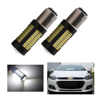 

White Canbus No Error 1157 P21/5W BAY15D Daylight LED Bulb For Chevrolet Cruze Epica Captiva Daytime Running Light DRL Bulbs