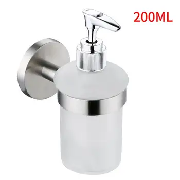 

Onever 200ML Wall-Mounted Soap Pump Disinfectant Dispenser Multipurpose 304 Stainless Steel Soap Dispenser for Shower Bathtub