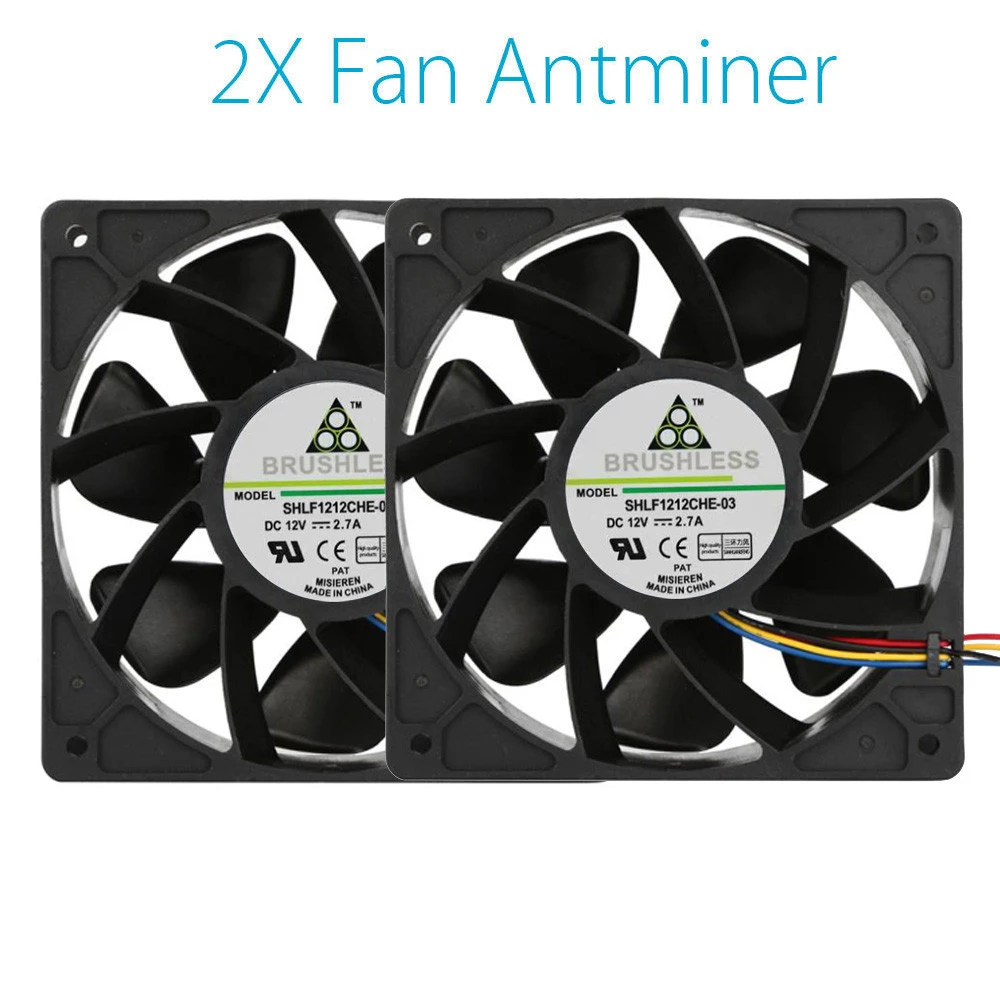 2pc 6000rpm冷却ファン4ピンコネクタpcコンピュータケースラジエーター1 1 38ミリメートル冷却ファンためantminer Bitmain S7 S9在庫 パソコン ケーブル コネクタ Aliexpress