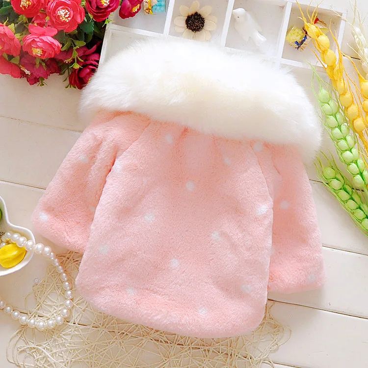 

2019 Autumn & Winter New Style GIRL'S Coat Small CHILDREN'S Korean-style Short Shawl Faux Rabbit Fur Winter