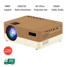 Светодиодный проектор Full HD 1080P с поддержкой ЖК-видеопроектора, совместимый с ноутбуком, телефоном, Xbox, PS4, Hi-Fi стерео HDMI VGA, Хэллоуин