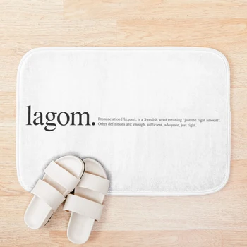 

Lagom Wiki Bath Mat Doormat Welcome Home Rectangle Anti-slip Carpet Rug Bedroom Entrance Floor Mats