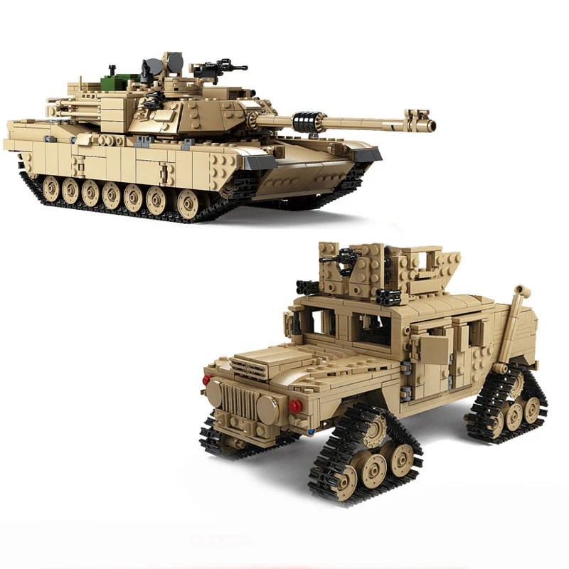 Конструктор танка KY10000 M1A2 ABRAMS MBT 1463 шт. | Игрушки и хобби