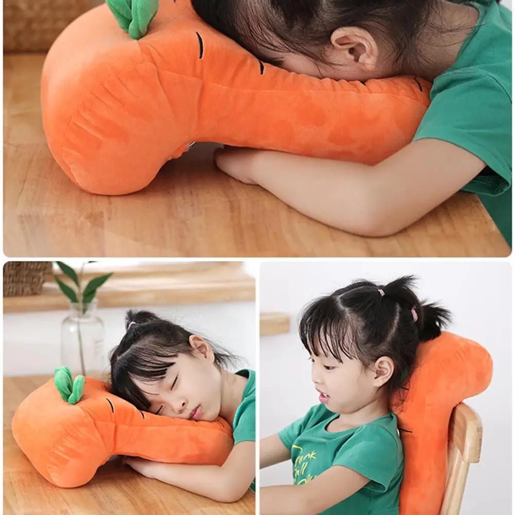 Cervical Memory Foam Noon Nap Pillow Office Table School Desk Cushion Slow Rebound Air Breathable With Hole