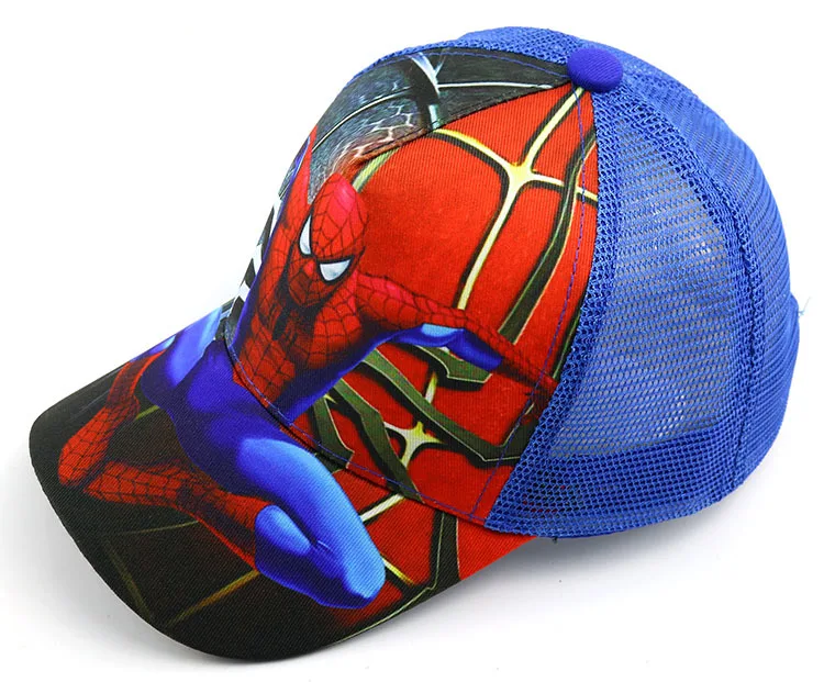 6 SPIDER-MAN детская бейсбольная кепка с героями мультфильмов для мальчиков и девочек, милая Кепка с человеком-пауком, Кепка от солнца, Повседневные Вечерние карнавальные кепки, подарки - Color: 6