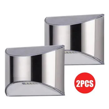 

Street Lamp 2pcs Solar Security Garden Patio Lighting Landscape Wall Porch Light Walkway Lights Wall Light IP55 Eco-Friendly
