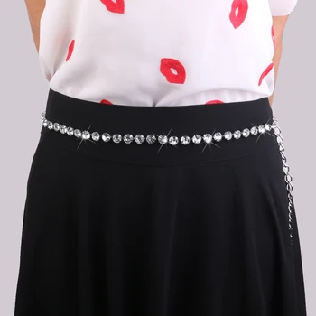 

Crystal Rhinestone Bridal Accs Belly Waist Chain Belt Bikini Waistband