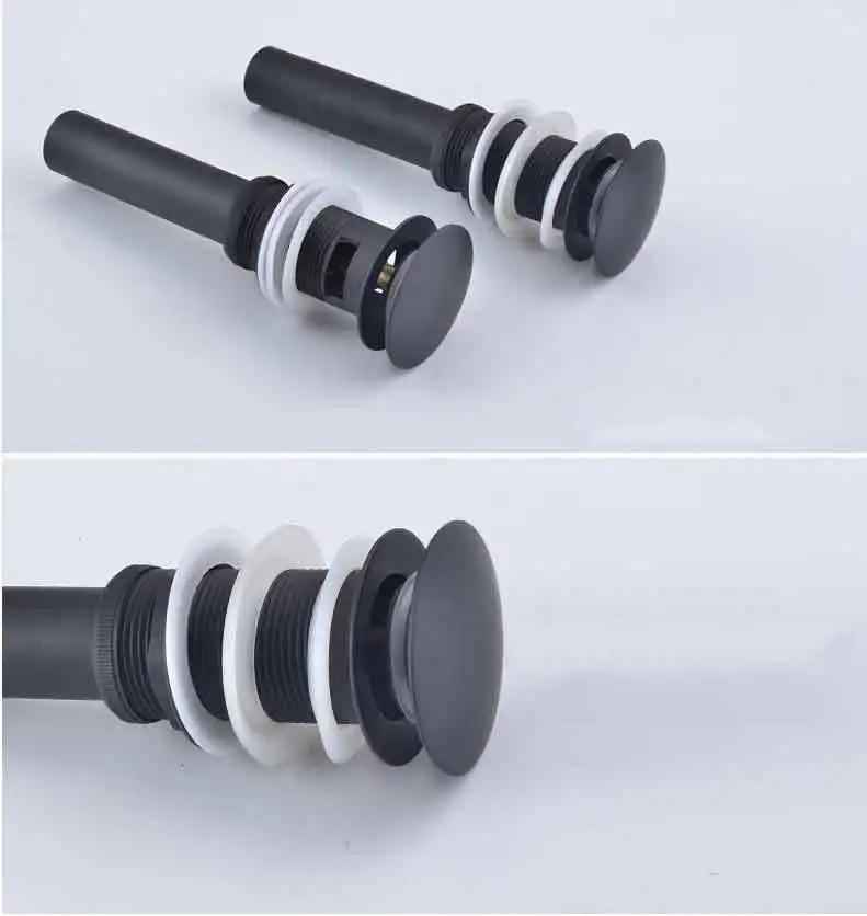 Pop up Слива с черным/хром/Золотая кисть/titanium 4-цветовой дизайн