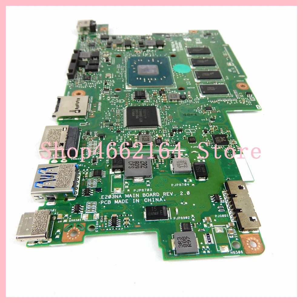  E203NA motherboard mit N3350U 4G RAM + 32G SSD E203NA Motherboard Für ASUS E203N E203NA Notebook no