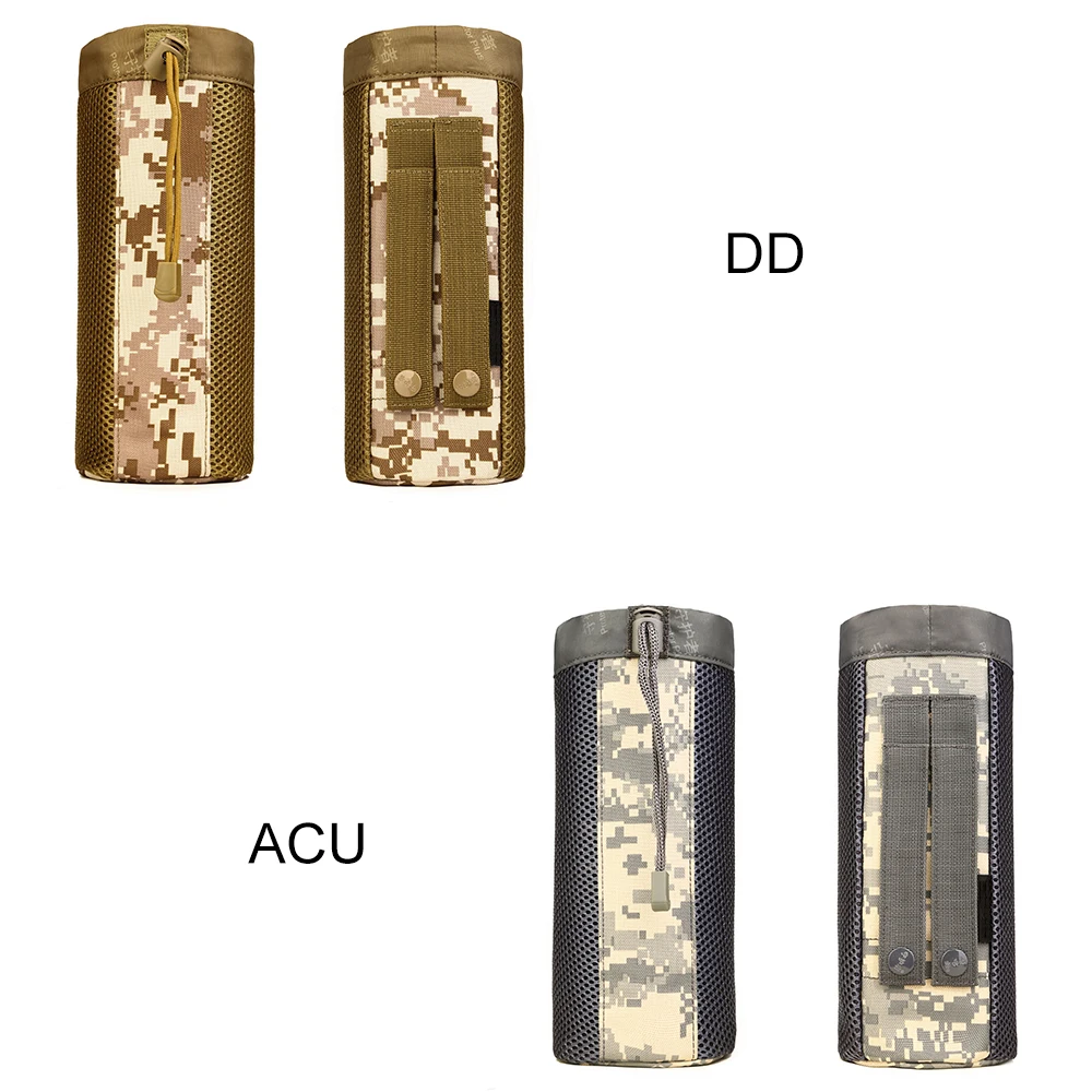 Протектор Плюс система Molle Тактический чехол для чайника камуфляжная Одиночная бутылка для воды уличные сумки для скалолазания прочная походная Сетчатая Сумка для воды