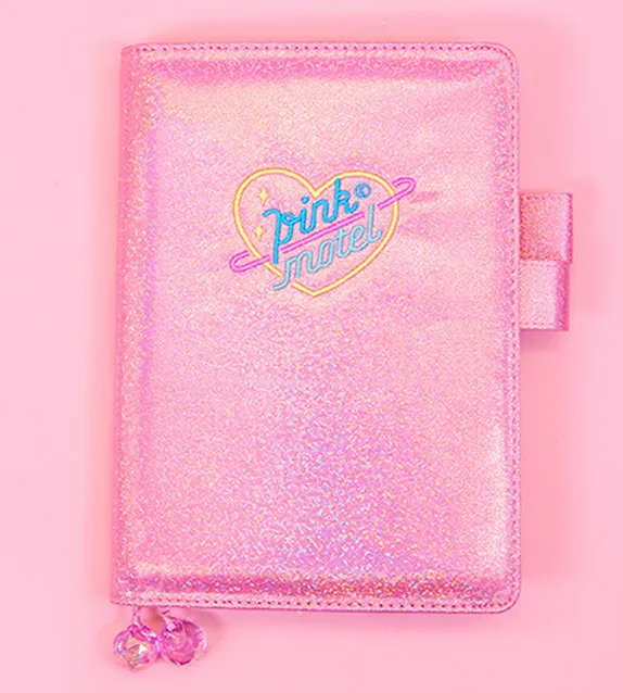 DIY недатированный A5 ежемесячный недельный ежедневник My Pink Diary Git 207P - Цвет: Розовый