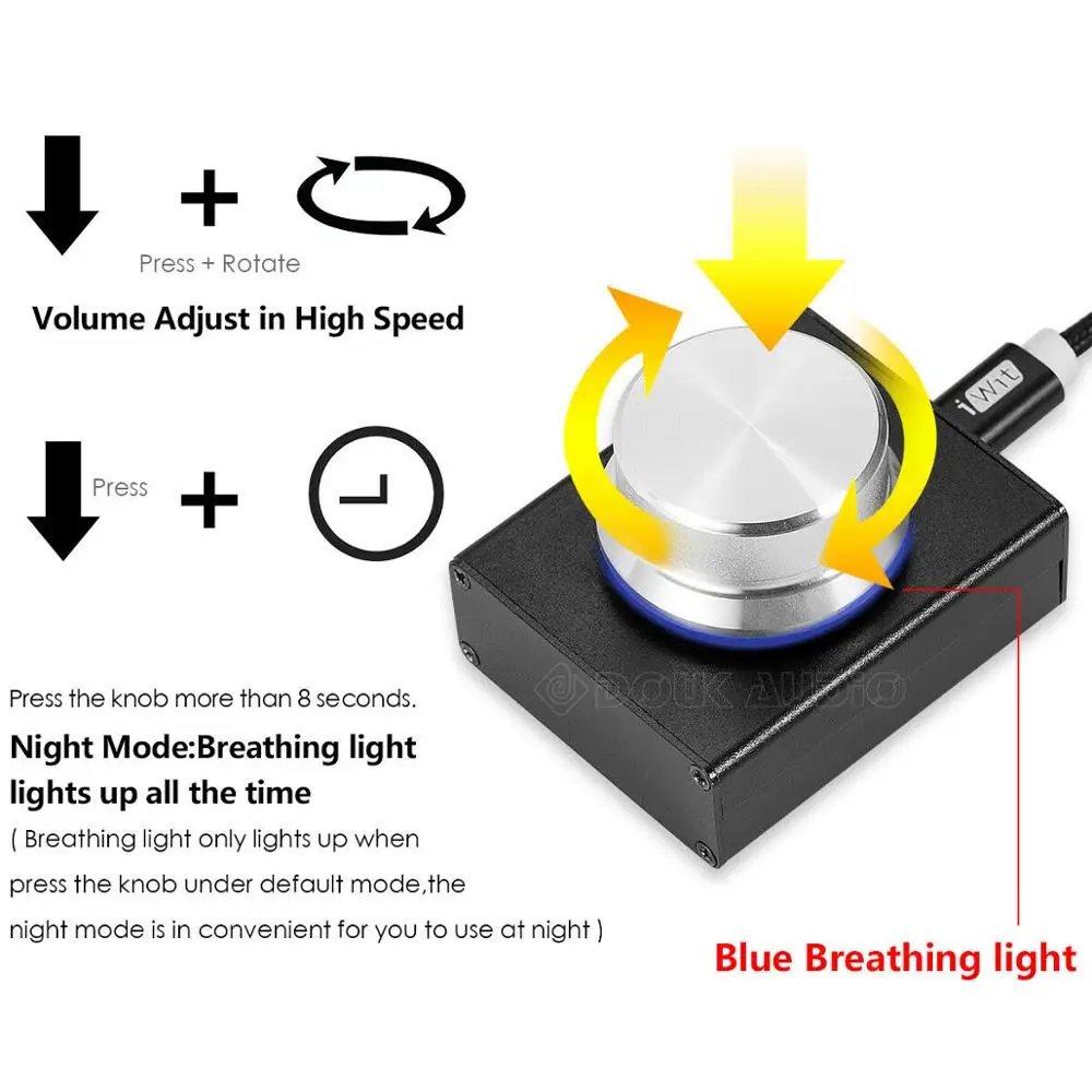 Регулятор громкости Douk Audio Mini USB регулятор без потерь для планшетного ПК