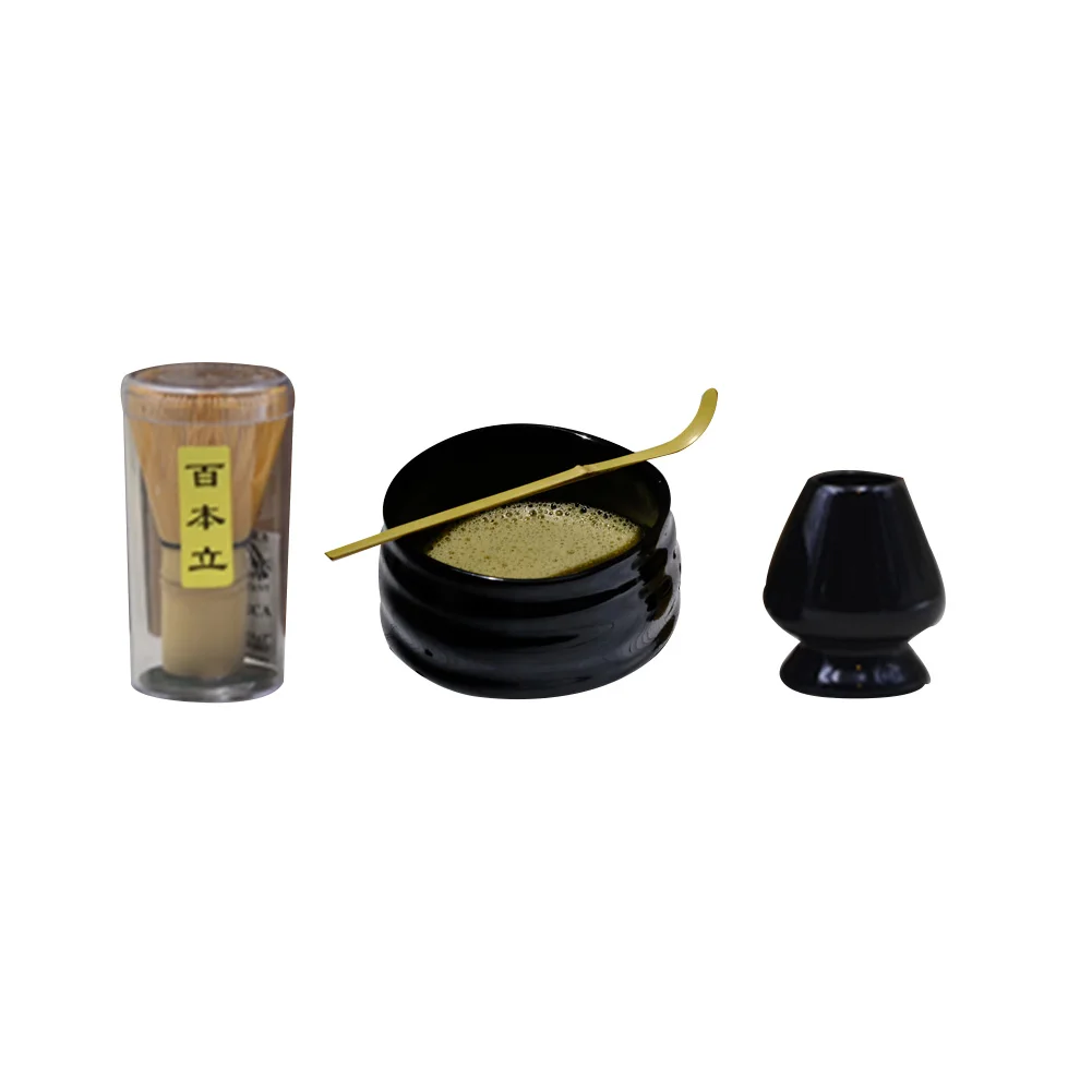 

Ceramic Bowl Accessories Tool Gift Ceremony Combination Antioxidants Whisk Mixing Spoon Handmade Matcha Tea Set Holder