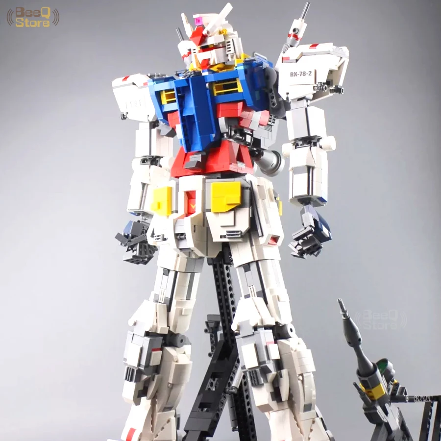 Робот-блок, робот-блок для Super Robot войны меха классическая модель Gundam 18K RX78-2 1: 60 3500 шт факсированная Скоба строительные блоки, кирпичные блоки, Детские кубики, игрушки для мальчиков