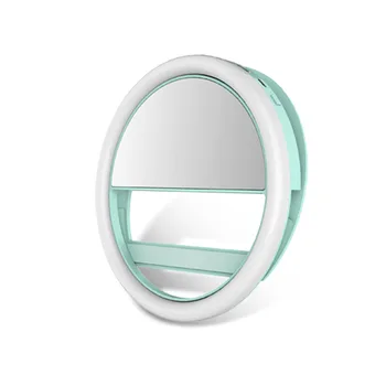 

72 LED Selfie Light Cellphone Clip-on Ring Light Mobile Phone Portable Round Clip Live Streaming Lamp