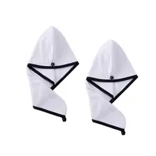 2 шт. Коралловая флисовая Шапочка для сушки волос быстропоглощающее полотенце практичная сушка шапок для волос аксессуары для женщин девочек принадлежности для ванной комнаты