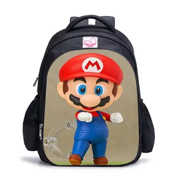 

Boys Girls SchoolBag Children Daily Backpack Kids BookBag Super Mario Printing Backpack Children Cartoon Sonic Backpacks