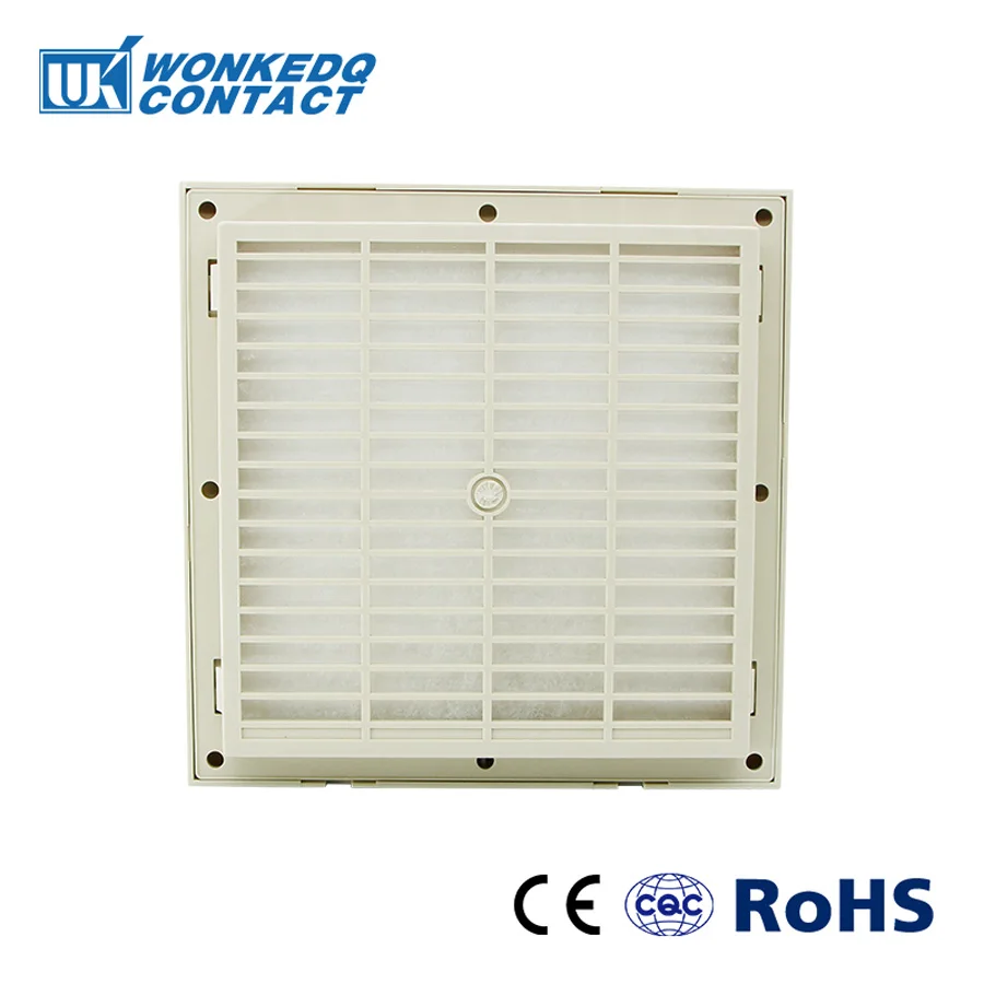 Cabinet Ventilation Filter Set Shutters Cover Fan Grille Louvers Blower Exhaust Fan Filter FK-3323-300 Filter Without Fan