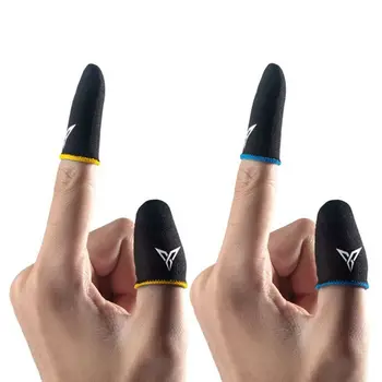 

1 Pair L1 R1 Breathable Mobile Game Controller Finger Sleeve Touch Trigger for PUBG Mobile Rules of Survival Ga
