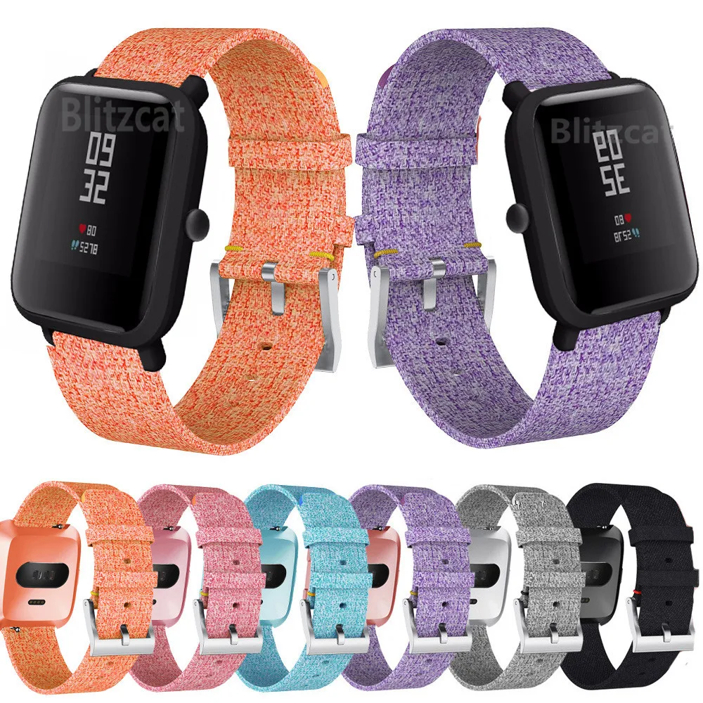 Woven-Strap-For-Xiaomi-Amazfit-Bip-Strap-Watch-Band-For-Huami-Amazfit-Bip-GTS-Smart-Watch