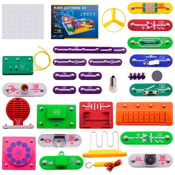 

Kitsbits W-789 Electronic Blocks Electronic building blocks fun DIY Educational toys Imagination Creativity Children Gift