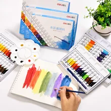 Вода Цвет Краски арт Acuarelas 12/18/24 Цвета пигмент дети арте гуашь Рисование акварелью Краски набор краски товары для рукоделия