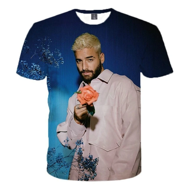 Hot Sale Rapper Maluma 3d Printed T-shirt Men/women Summer Fashion Casual  Harajuku Popular Short Sleeve Round Neck Tops - AliExpress