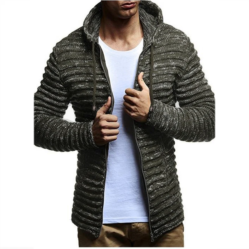 Winter keep warm men hooded sweater zipper cardigan mens sweaters slim fit pullover men classic wool knitwear pull homm coat Winter keep warm men hooded sweater zipper cardigan mens sweaters slim fit pullover men classic wool knitwear pull homm coat