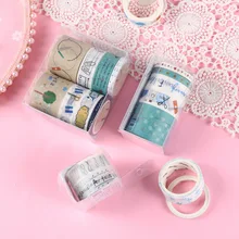 Набор из восьми объемных лент Васи Joytop Literature And Art Life хипстер для девочек, клейкая лента для рук, материал для бумаги