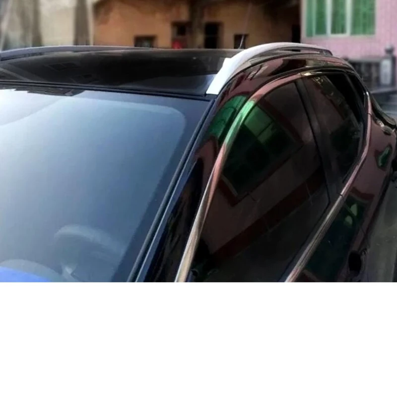 CEYUSOT для Honda Jazz Fit алюминиевый сплав Багажник На Крышу 14-20 Jazz аксессуары не нужно пробивать серебряную крышу рамы украшения 2 шт