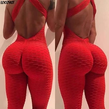 Сексуальный женский спортивный костюм с лямкой на шее для йоги